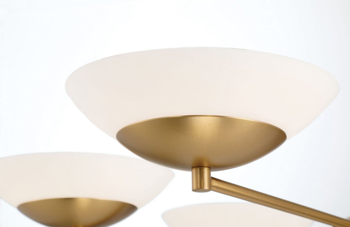 Minka-Lavery - 3946-732 - LED Chandelier - Solara - Legacy Brass