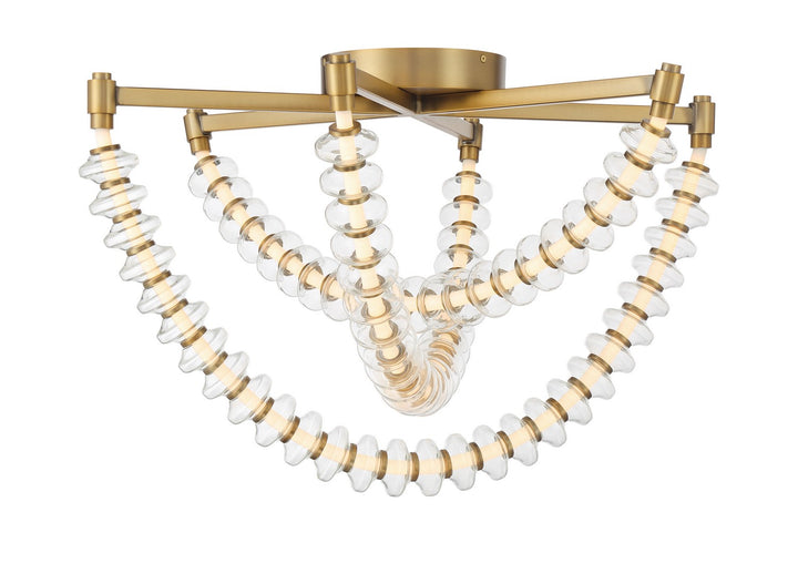 Minka-Lavery - 5645-732-L - LED Flush Mount - Pearl - Legacy Brass