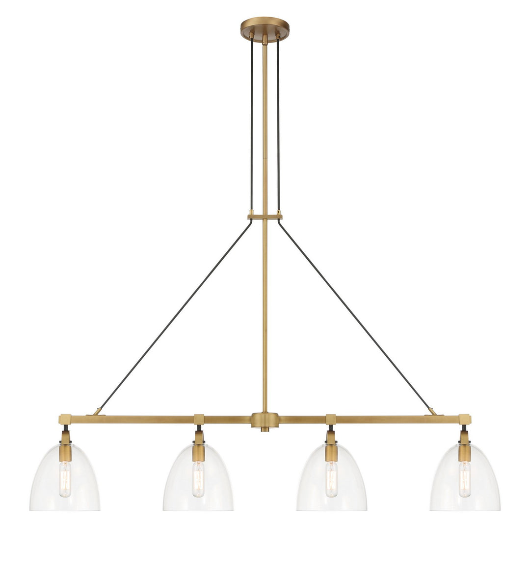 Minka-Lavery - 5717-876 - Four Light Island Pendant - Sommersby - Legacy Brass