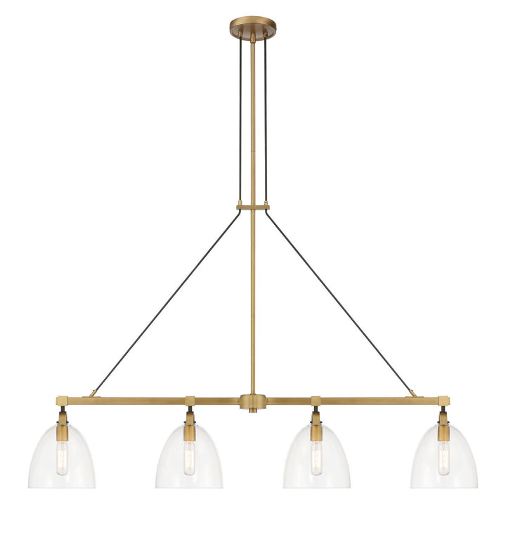 Minka-Lavery - 5717-876 - Four Light Island Pendant - Sommersby - Legacy Brass