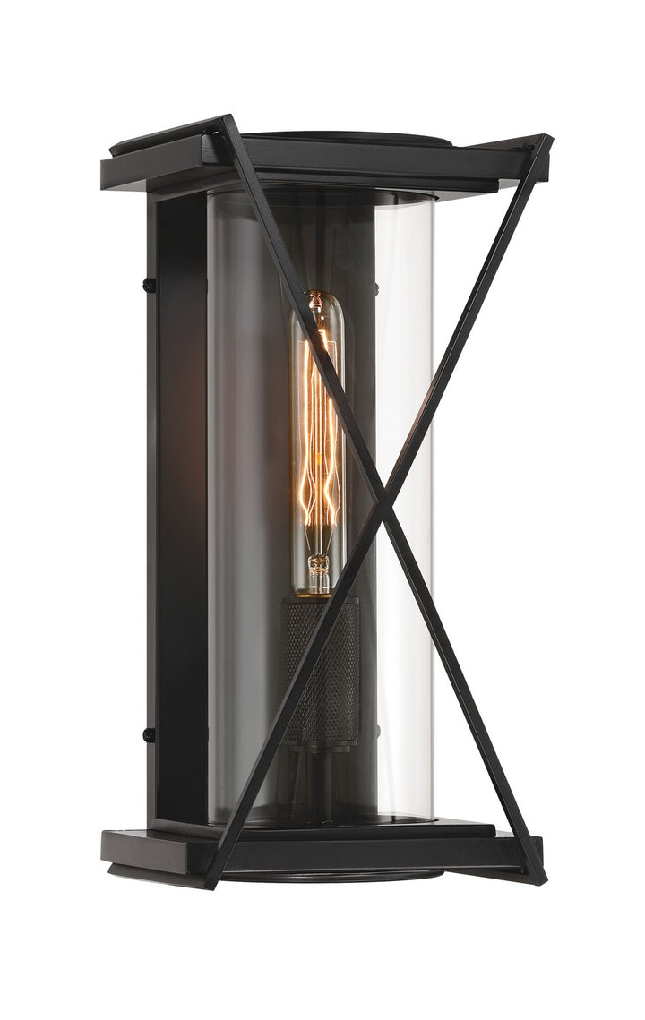 Minka-Lavery - 77600-899 - One Light Outdoor Wall Sconce - Rockhill - Dark Matte Black