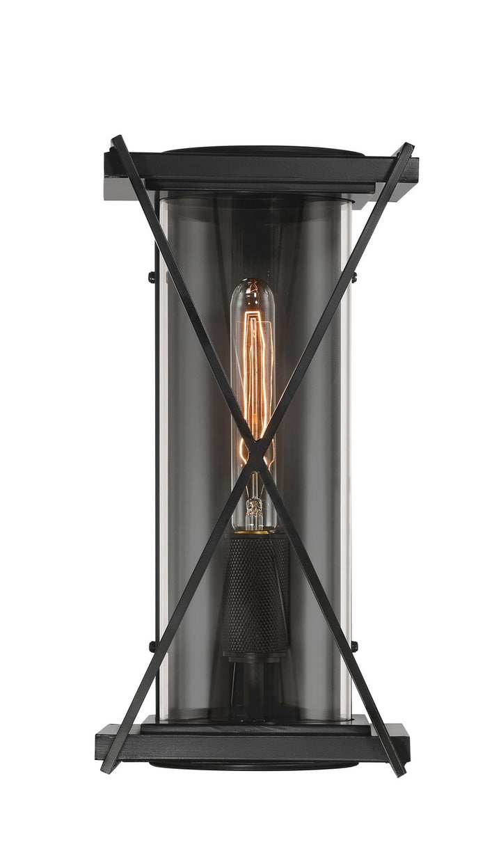 Minka-Lavery - 77600-899 - One Light Outdoor Wall Sconce - Rockhill - Dark Matte Black