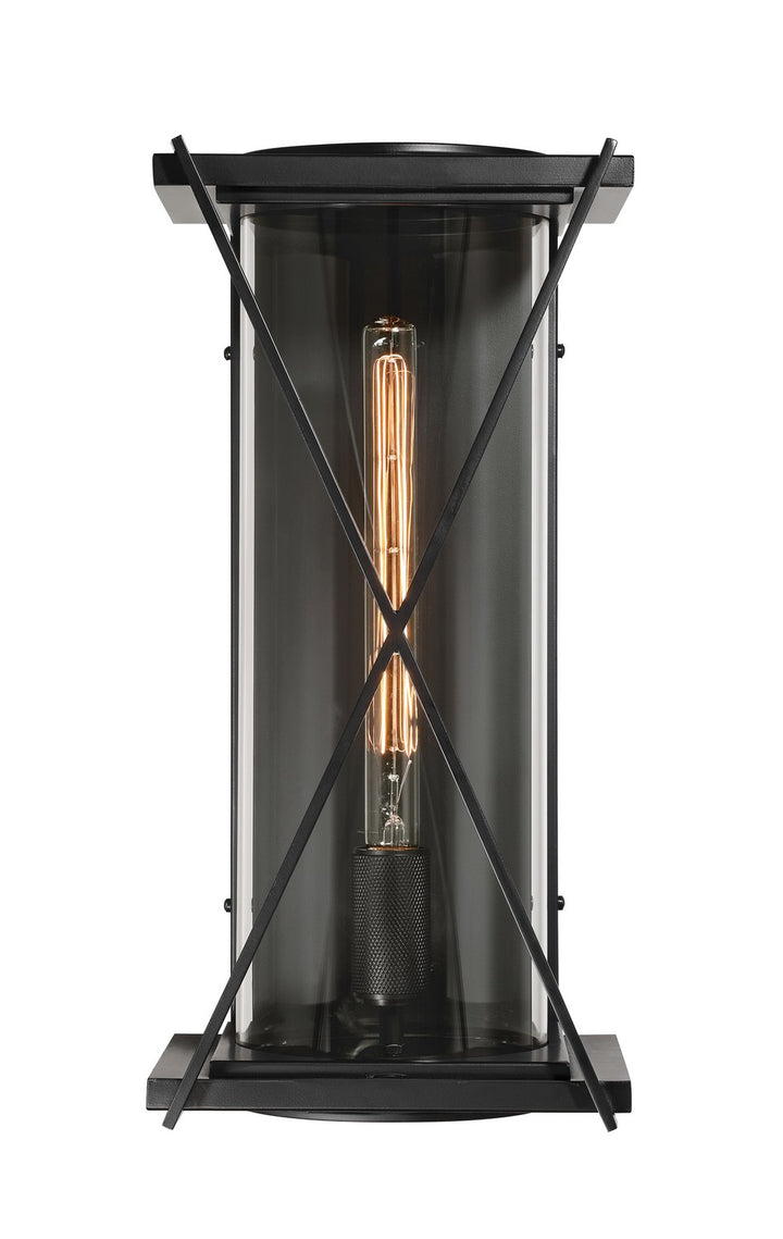 Minka-Lavery - 77602-899 - One Light Outdoor Wall Sconce - Rockhill - Dark Matte Black