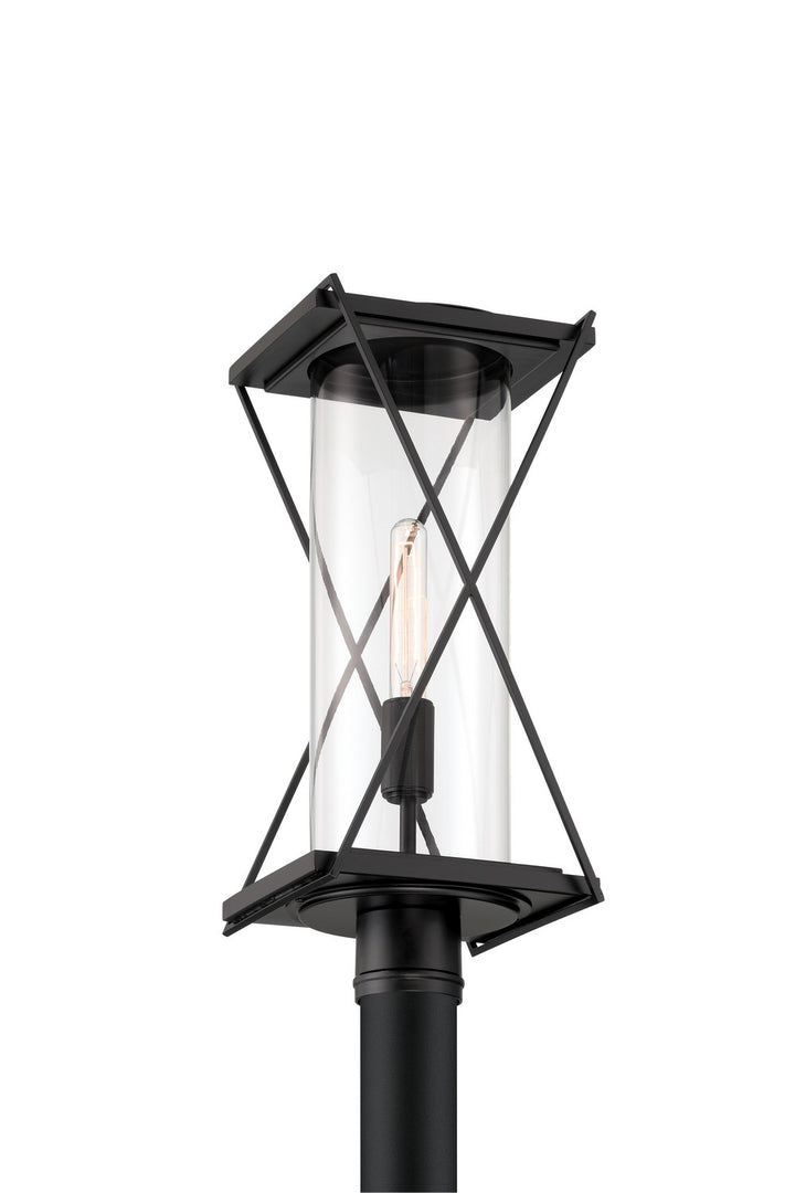 Minka-Lavery - 77605-899 - One Light Outdoor Post Mount - Rockhill - Dark Matte Black