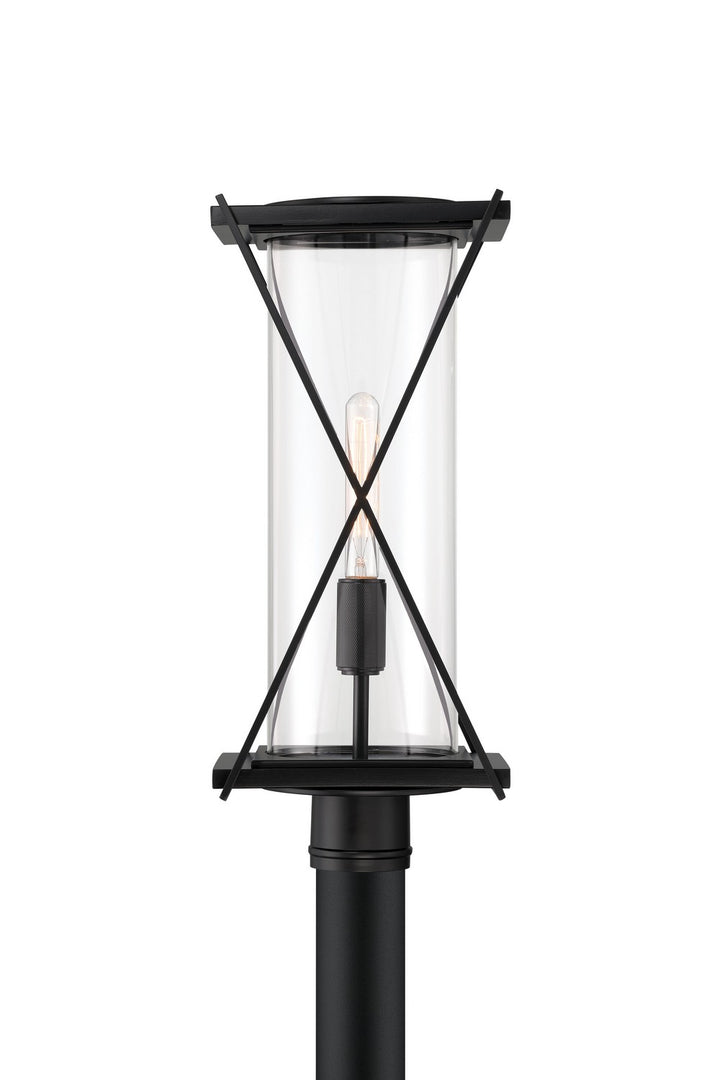 Minka-Lavery - 77605-899 - One Light Outdoor Post Mount - Rockhill - Dark Matte Black