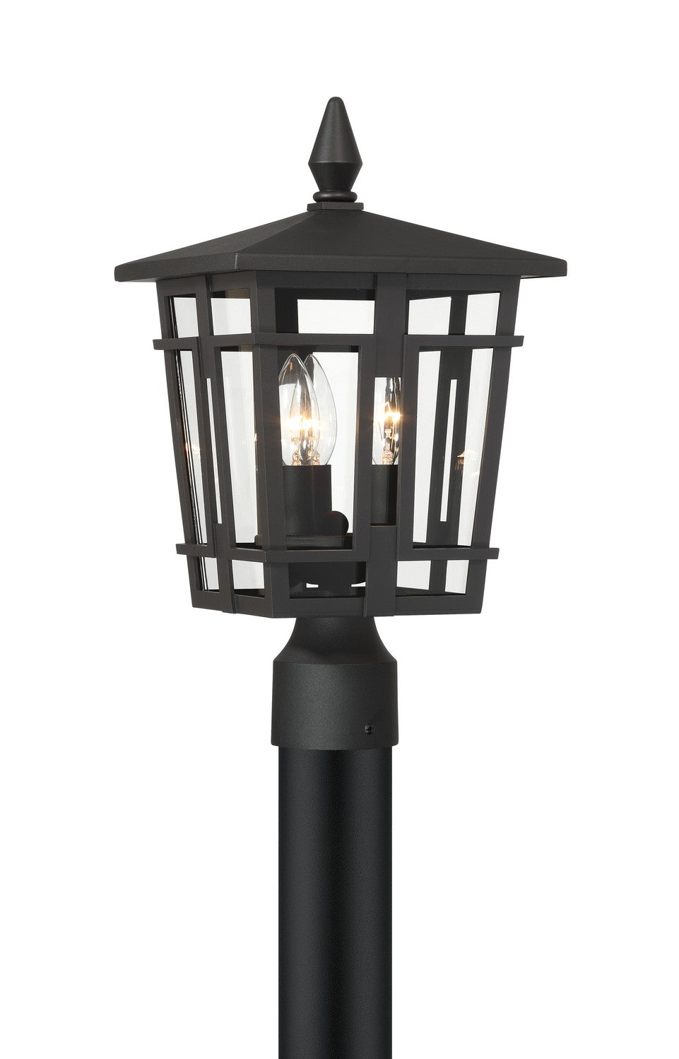 Minka-Lavery - 77905-66 - Three Light Outdoor Post Mount - Fieldstone - Sand Coal