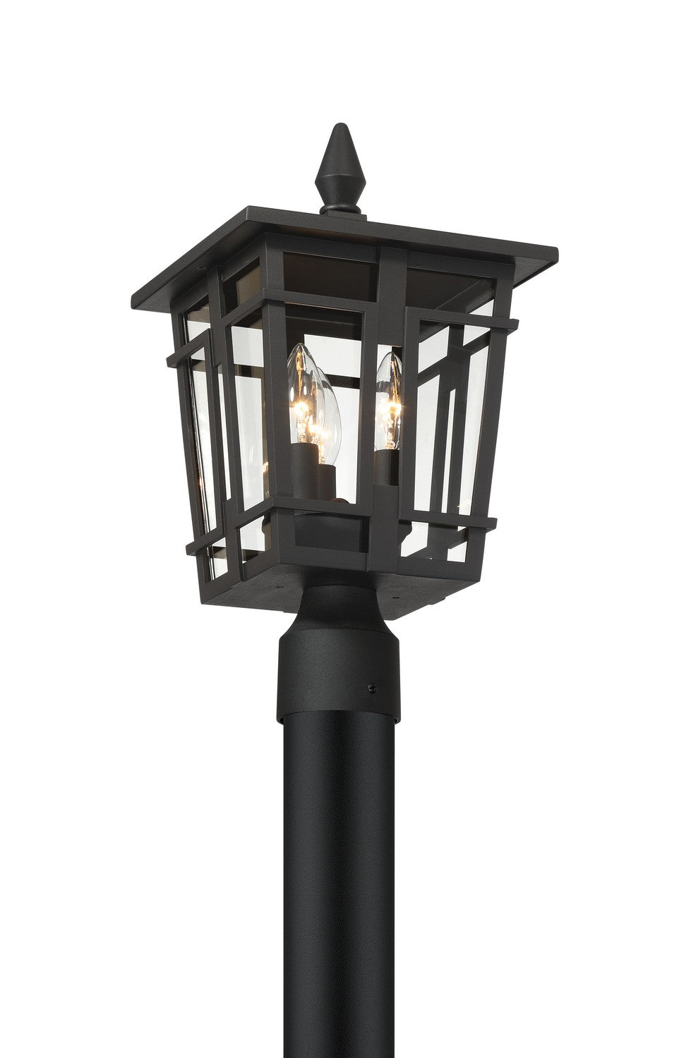 Minka-Lavery - 77905-66 - Three Light Outdoor Post Mount - Fieldstone - Sand Coal