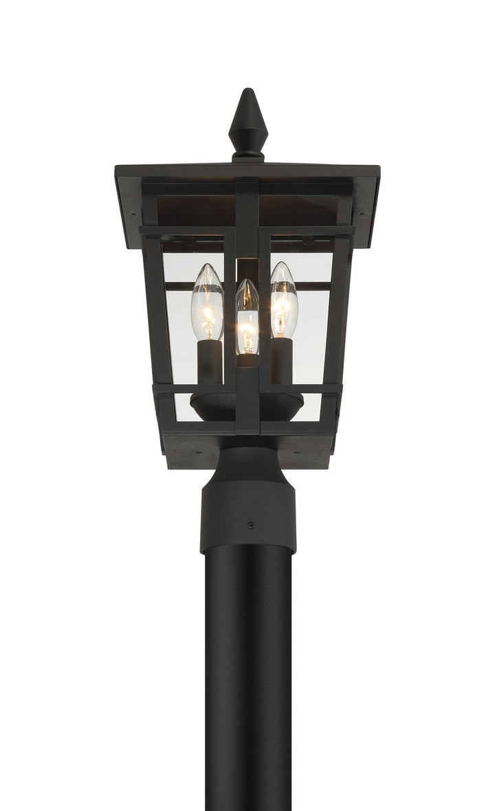 Minka-Lavery - 77905-66 - Three Light Outdoor Post Mount - Fieldstone - Sand Coal