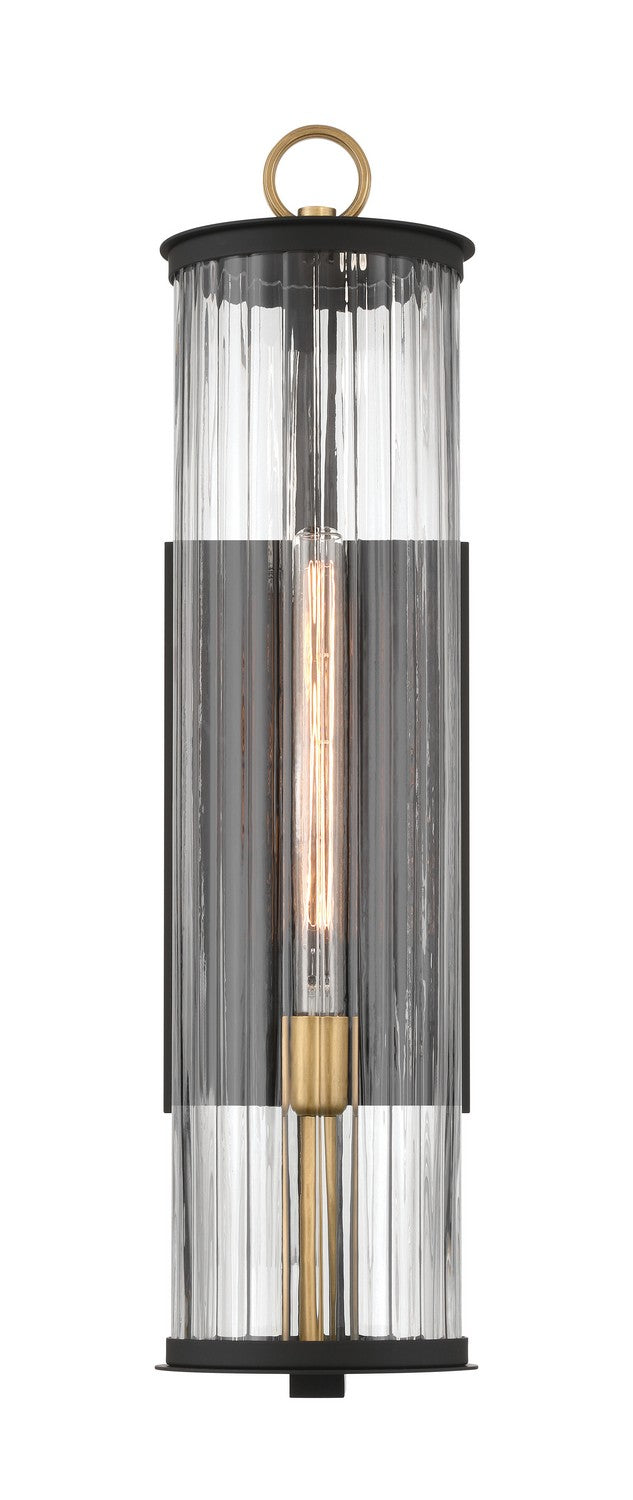 Minka-Lavery - 79002-734 - One Light Outdoor Wall Sconce - Cara - Dark Matte Black
