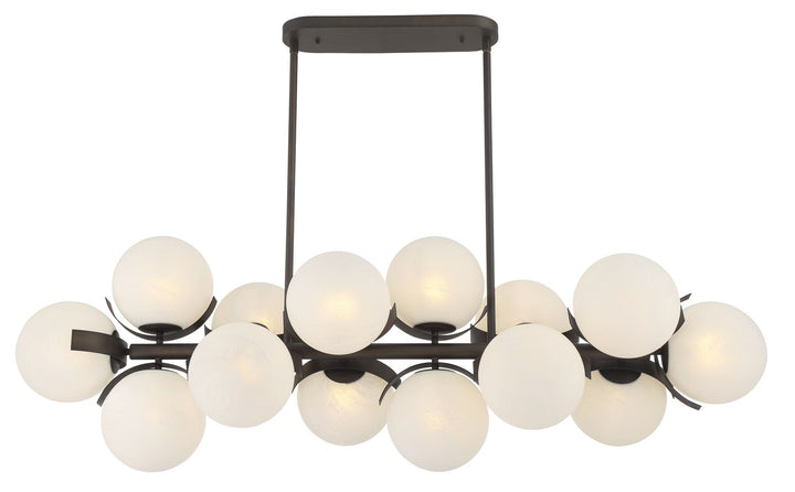 Metropolitan - N2087-860 - 14 Light Island Pendant - Vino - Dark Bronze