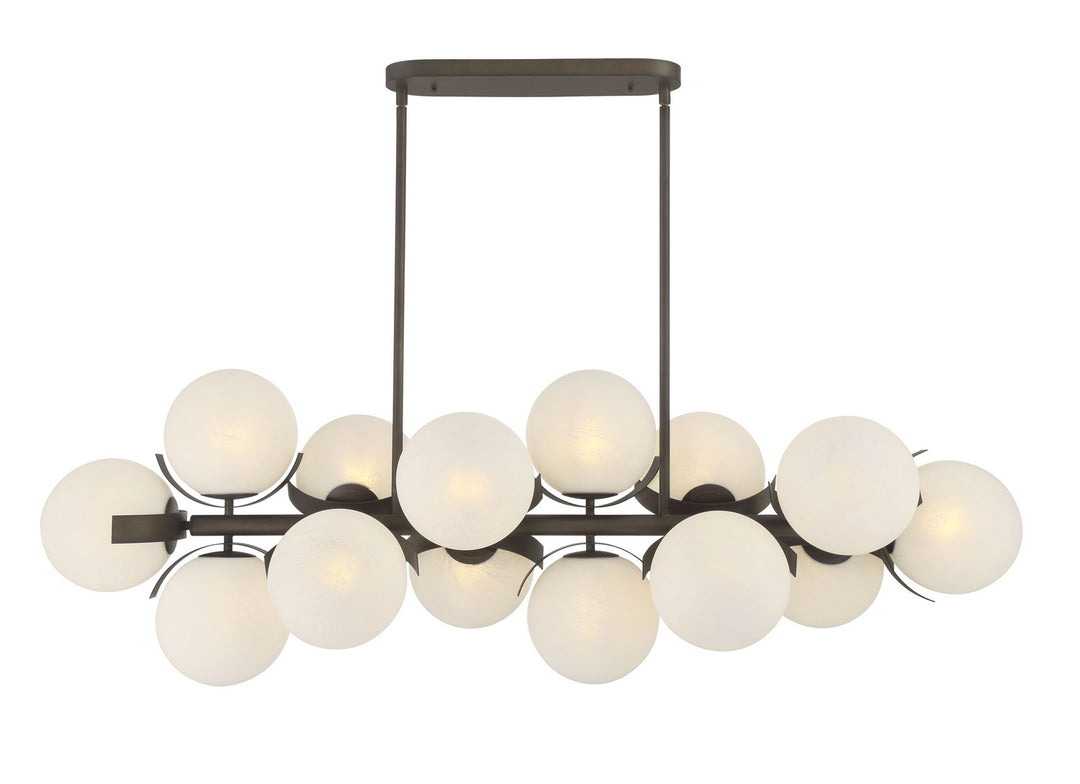 Metropolitan - N2087-860 - 14 Light Island Pendant - Vino - Dark Bronze