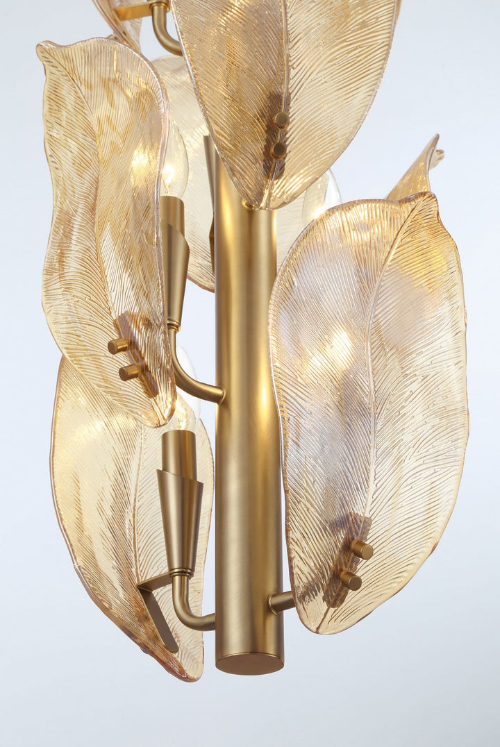 Metropolitan - N2216-A-732 - Ten Light Pendant - Orchid - Legacy Brass