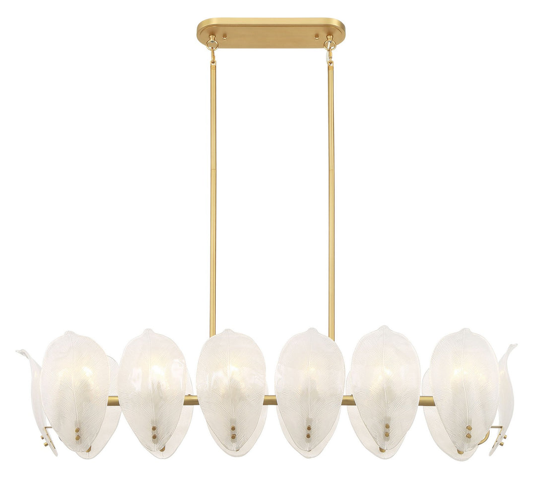Metropolitan - N2217-732 - 14 Light Island Pendant - Orchid - Legacy Brass