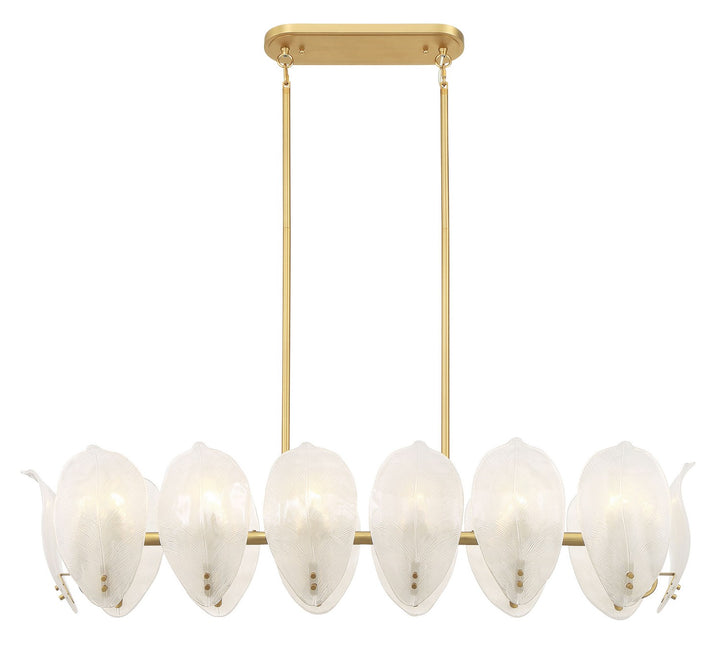 Metropolitan - N2217-732 - 14 Light Island Pendant - Orchid - Legacy Brass