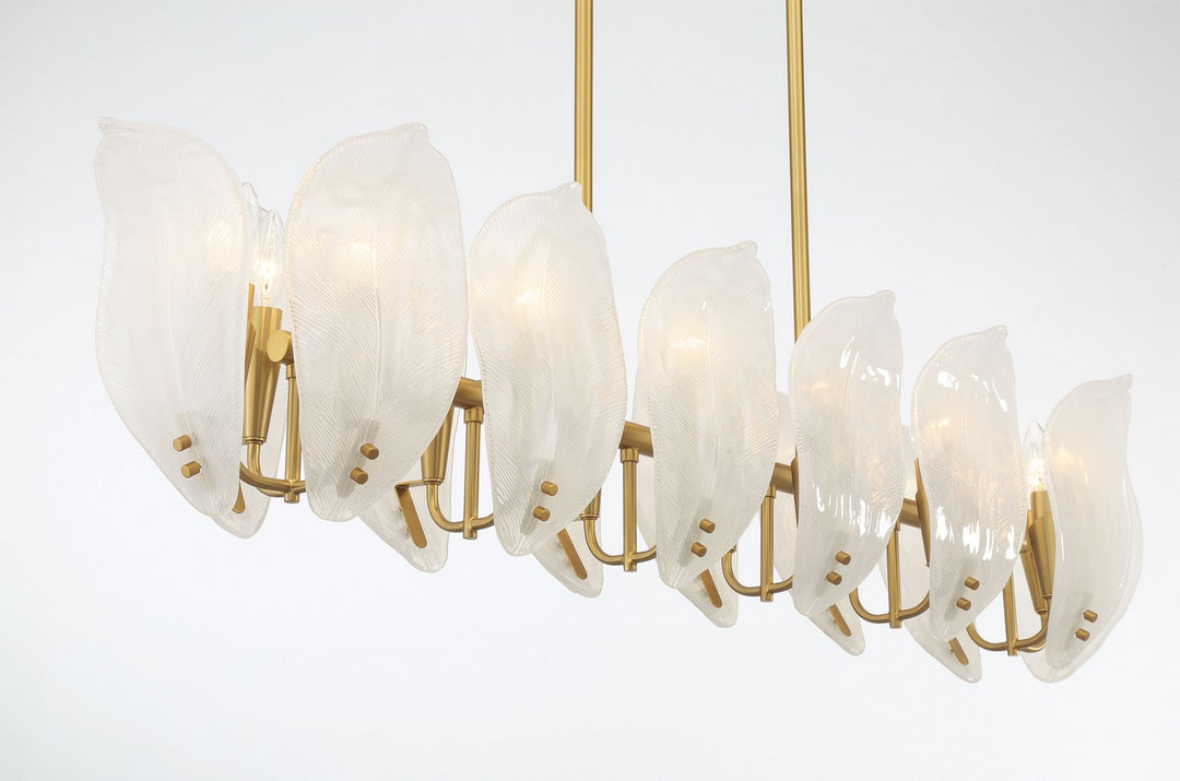 Metropolitan - N2217-732 - 14 Light Island Pendant - Orchid - Legacy Brass