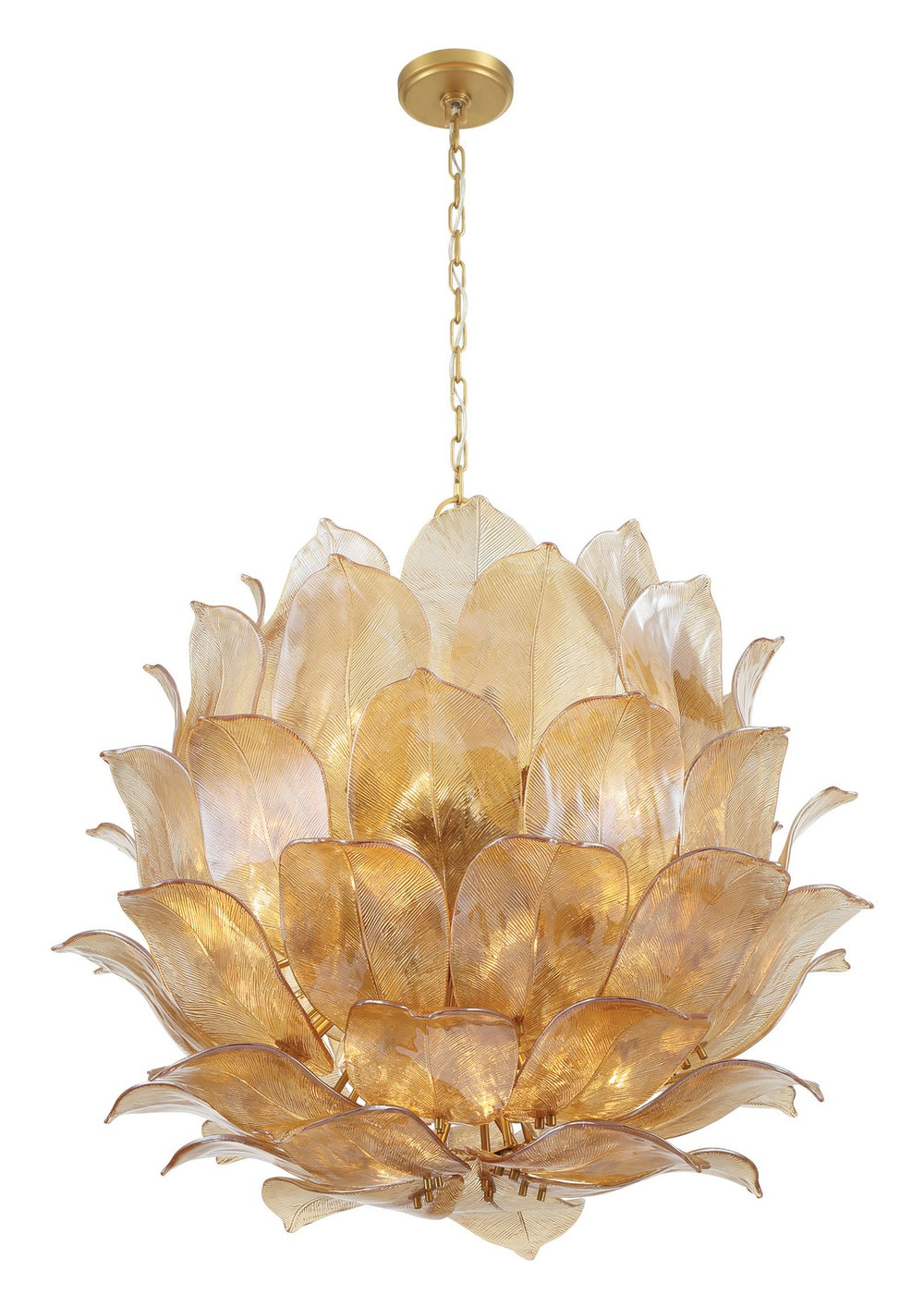 Metropolitan - N2219-A-732 - 24 Light Pendant - Orchid - Legacy Brass