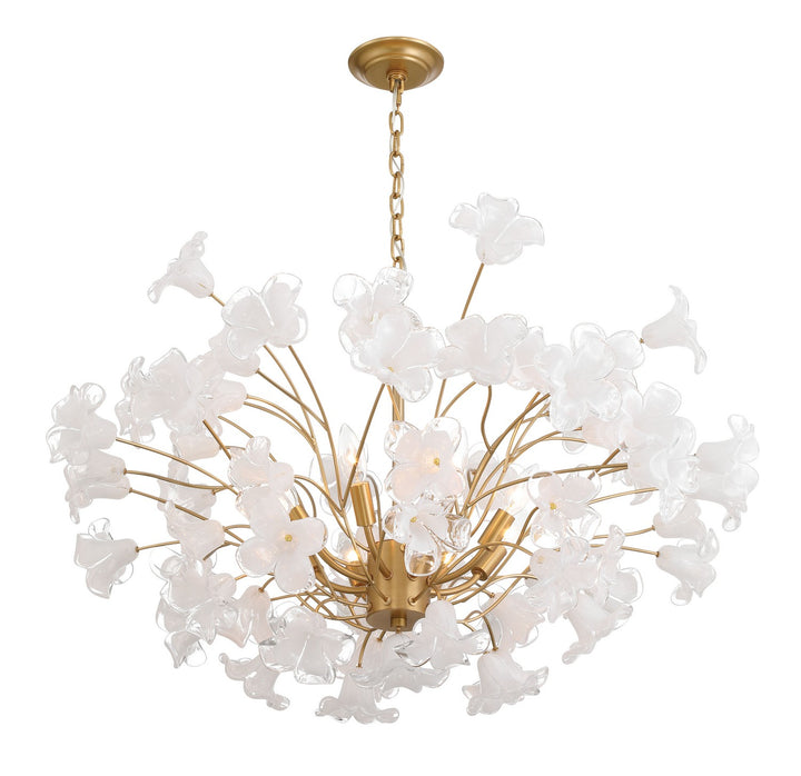 Metropolitan - N2228-732 - Eight Light Chandelier - Bloome - Legacy Brass