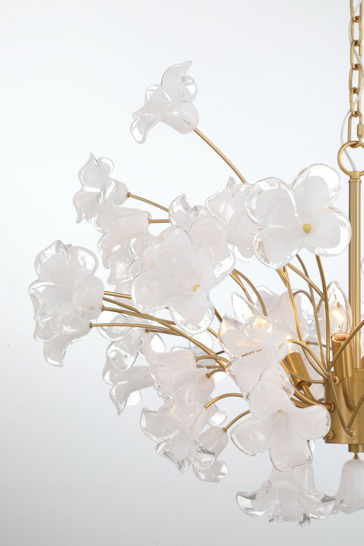Metropolitan - N2228-732 - Eight Light Chandelier - Bloome - Legacy Brass