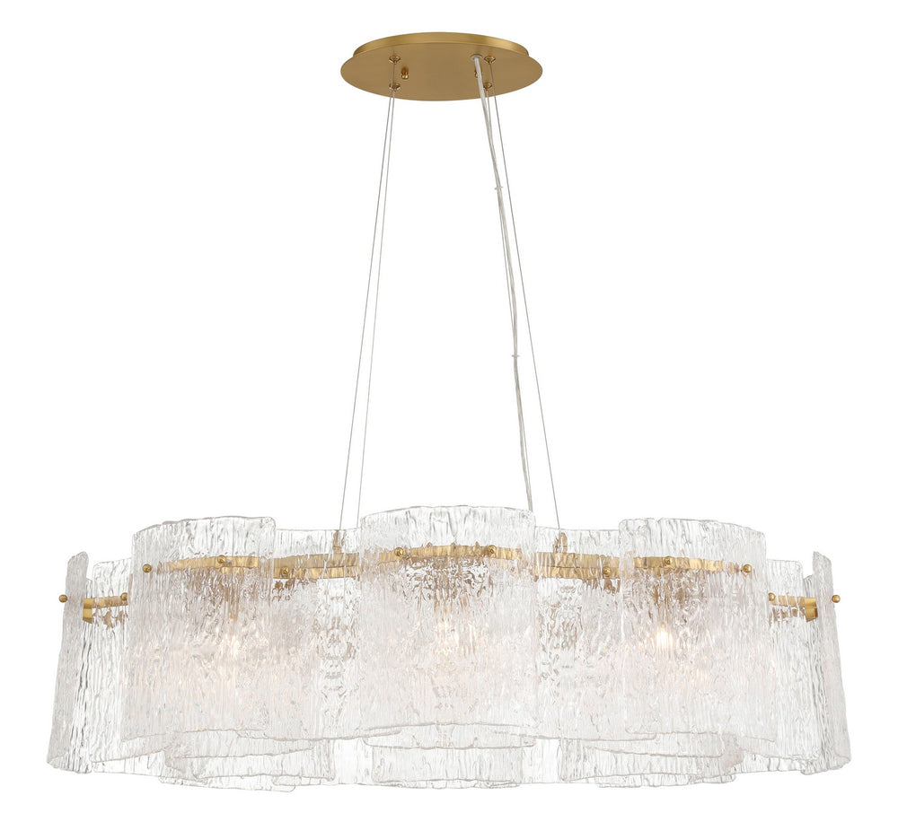 Metropolitan - N2288-732 - Eight Light Pendant - Brookstreet - Legacy Brass