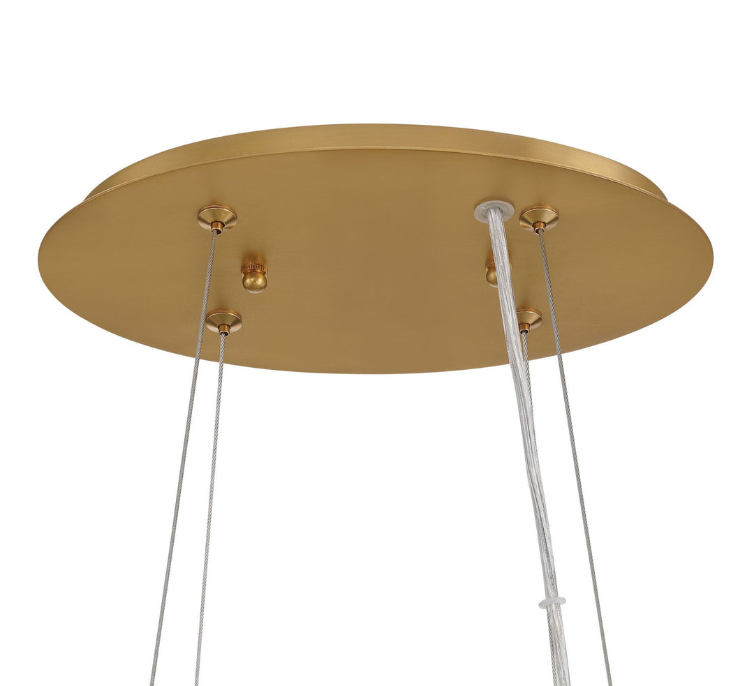 Metropolitan - N2288-732 - Eight Light Pendant - Brookstreet - Legacy Brass