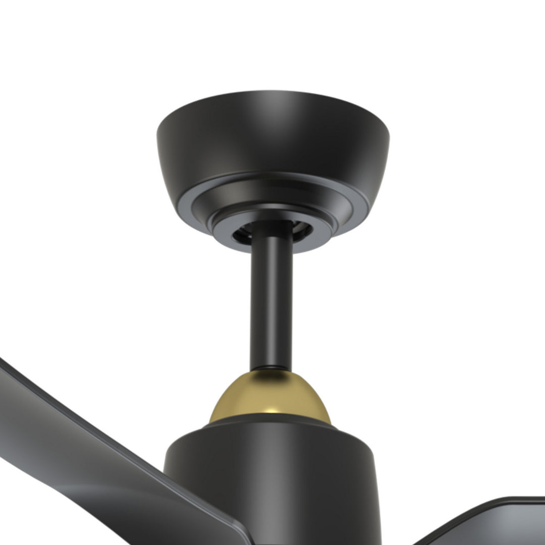 Kuzco Canada - CF92942-BG/MB - 42"Ceiling Fan - Hugo - Brushed Gold/Matte Black