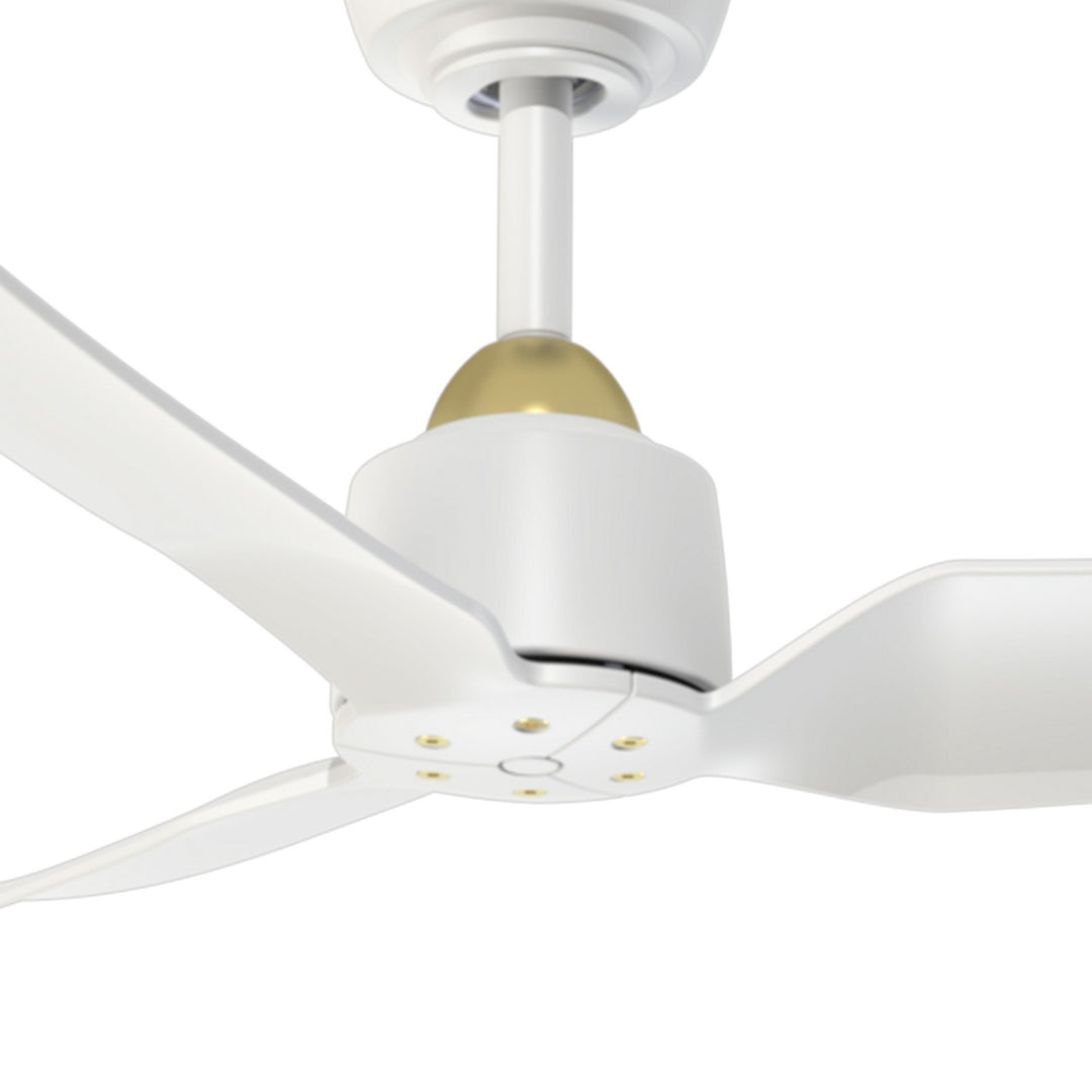 Kuzco Canada - CF92942-BG/WH - 42"Ceiling Fan - Hugo - Brushed Gold/Matte White