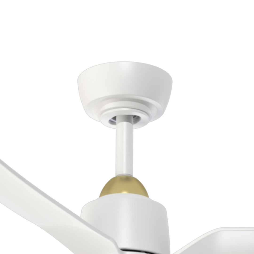 Kuzco Canada - CF92942-BG/WH - 42"Ceiling Fan - Hugo - Brushed Gold/Matte White