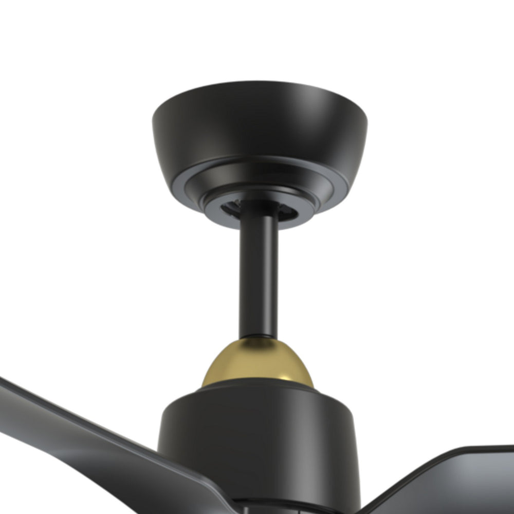 Kuzco Canada - CF92952-BG/MB - 52"Ceiling Fan - Hugo - Brushed Gold/Matte Black