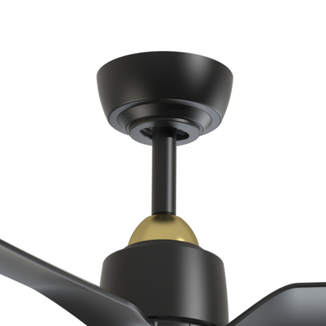 Kuzco Canada - CF92952-BG/MB - 52"Ceiling Fan - Hugo - Brushed Gold/Matte Black