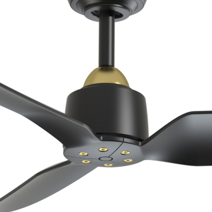 Kuzco Canada - CF92952-BG/MB - 52"Ceiling Fan - Hugo - Brushed Gold/Matte Black