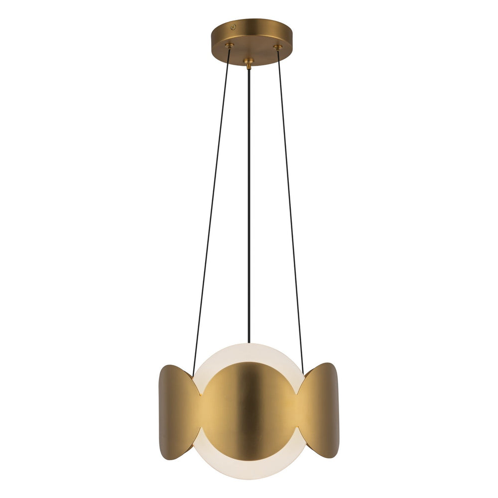 Kuzco Canada - CH59810-BG/OP - One Light Chandelier - Ciel - Brushed Gold/Opal Glass