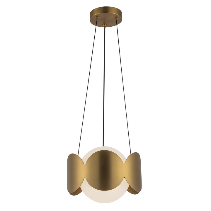 Kuzco Canada - CH59810-BG/OP - One Light Chandelier - Ciel - Brushed Gold/Opal Glass