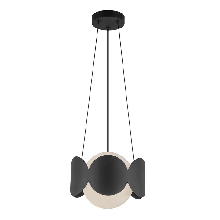 Kuzco Canada - CH59810-BK/OP - One Light Chandelier - Ciel - Black/Opal Glass