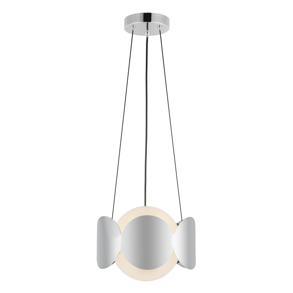 Kuzco Canada - CH59810-CH/OP - One Light Chandelier - Ciel - Chrome/Opal Glass