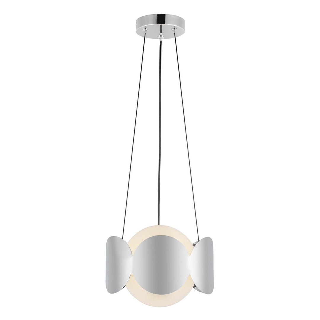 Kuzco Canada - CH59810-CH/OP - One Light Chandelier - Ciel - Chrome/Opal Glass