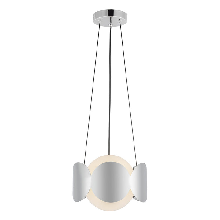 Kuzco Canada - CH59810-CH/OP - One Light Chandelier - Ciel - Chrome/Opal Glass