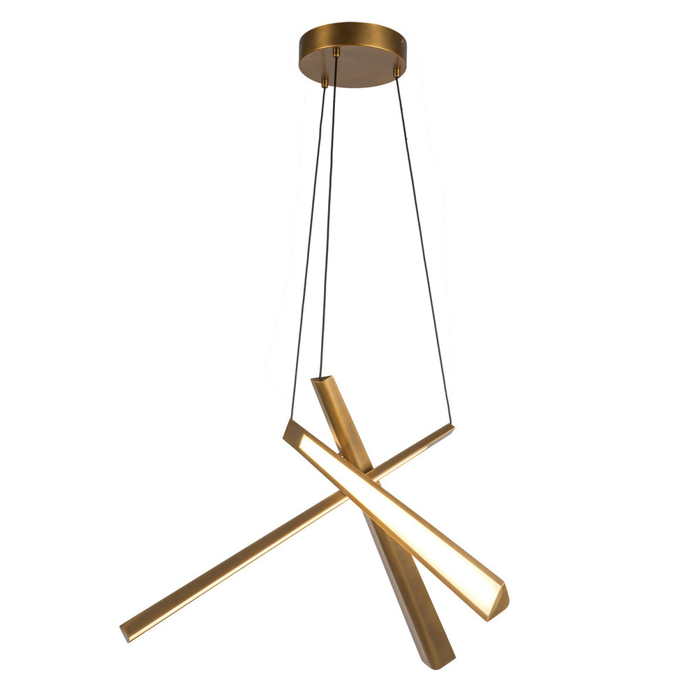 Kuzco Canada - CH68127-VB-UNV - LED Chandelier - Lex - Vintage Brass