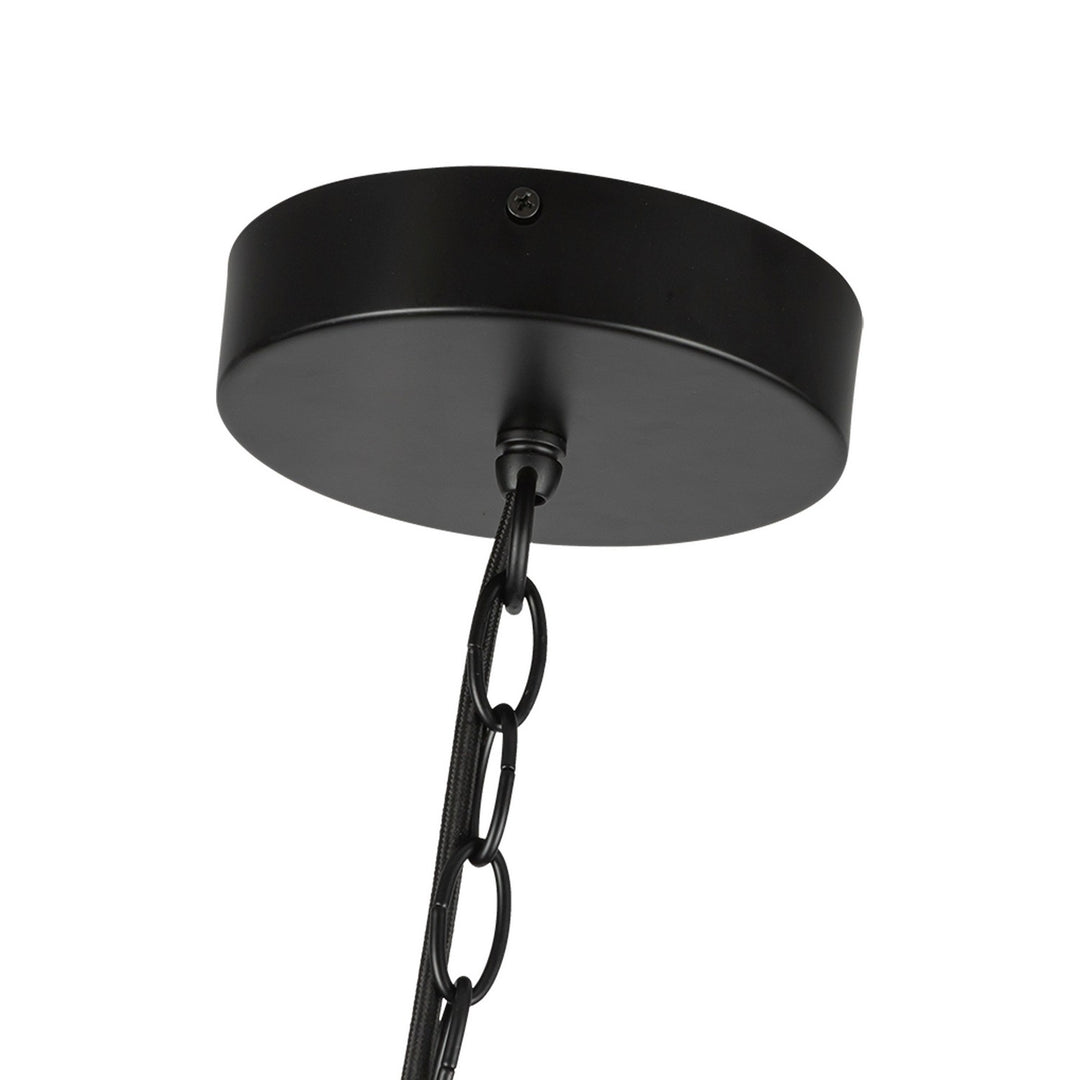 Kuzco Canada - CH77916-BK/OP-UNV - LED Chandelier - Cleo - Black/Opal Glass