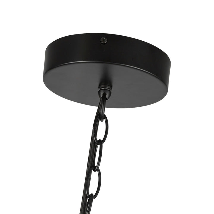 Kuzco Canada - CH77916-BK/OP-UNV - LED Chandelier - Cleo - Black/Opal Glass