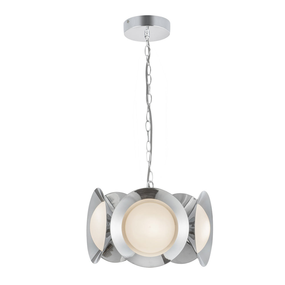 Kuzco Canada - CH77916-CH/OP-UNV - LED Chandelier - Cleo - Chrome/Opal Glass