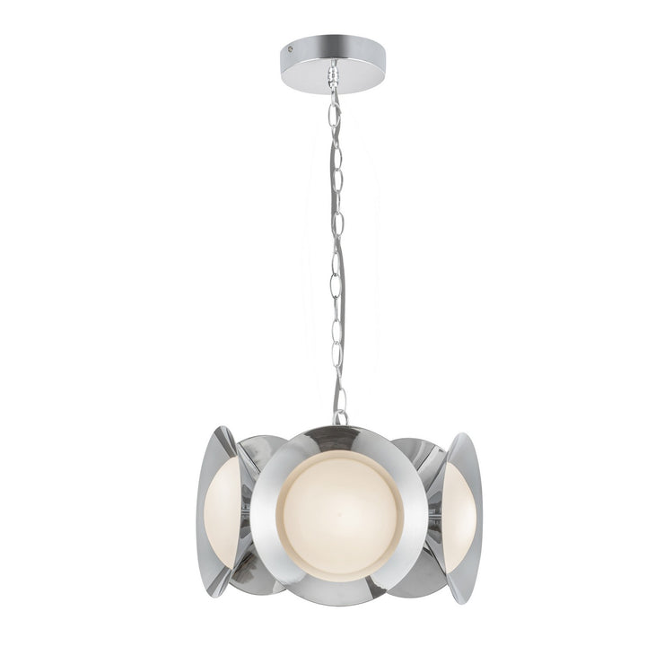 Kuzco Canada - CH77916-CH/OP-UNV - LED Chandelier - Cleo - Chrome/Opal Glass