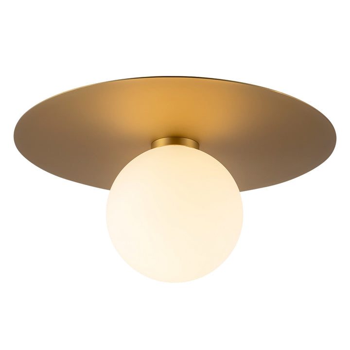 Kuzco Canada - FM15514-BG-UNV - LED Flush Mount - Elixir - Brushed Gold