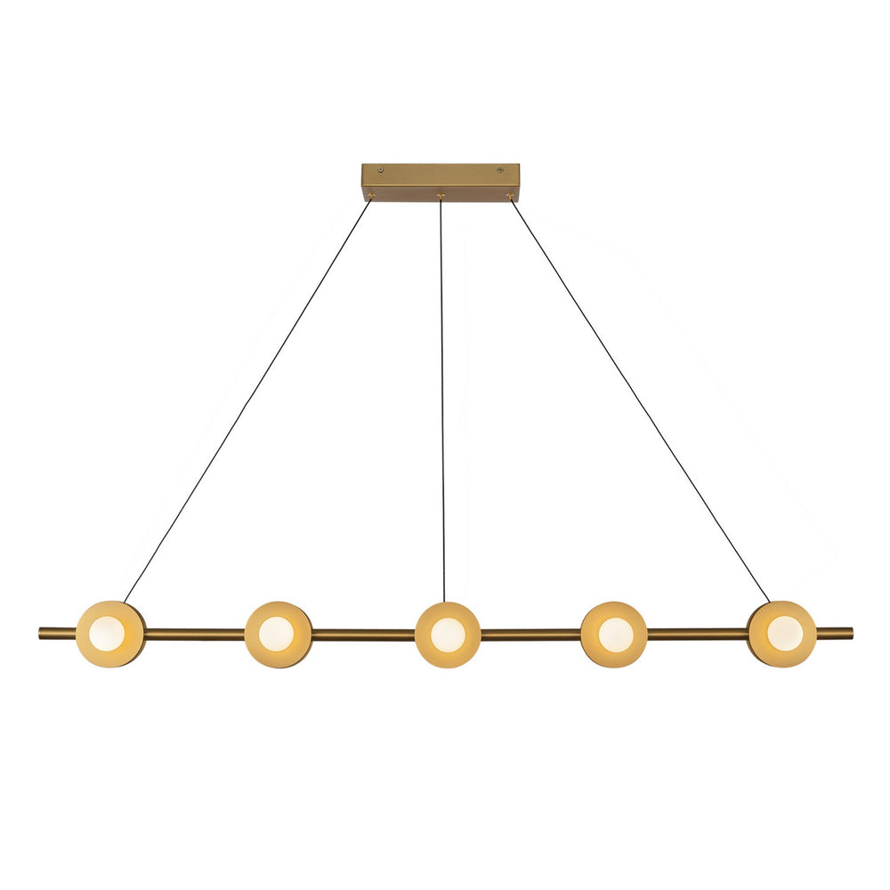 Kuzco Canada - LP15548-BG-UNV - LED Linear Pendant - Elixir - Brushed Gold
