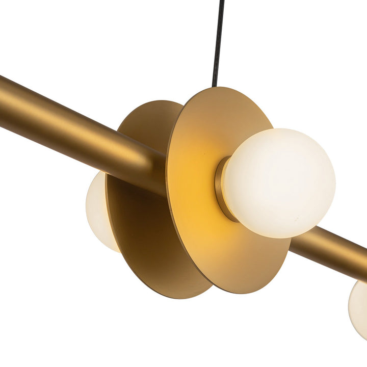 Kuzco Canada - LP15548-BG-UNV - LED Linear Pendant - Elixir - Brushed Gold