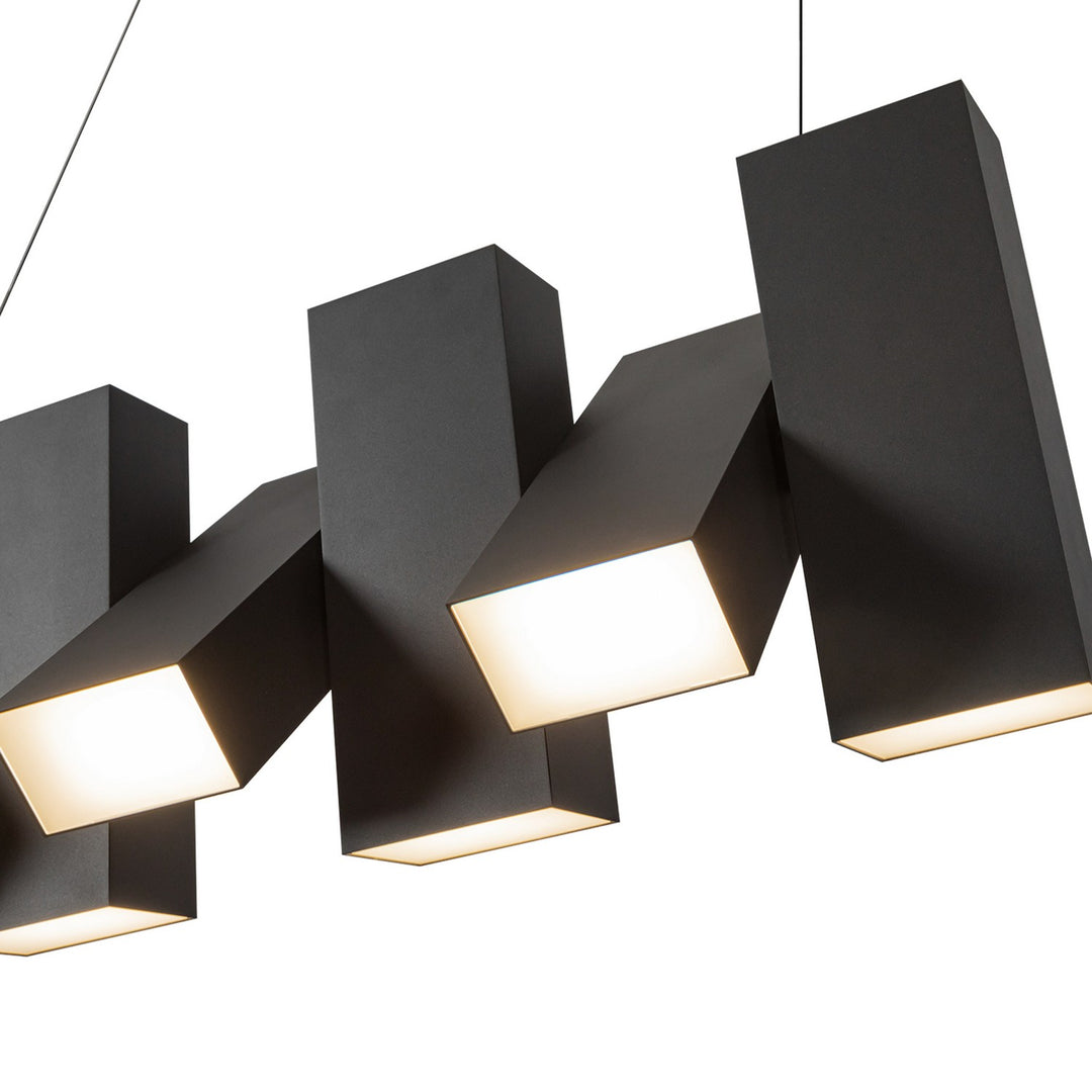 Kuzco Canada - LP17435-BK-UNV - LED Linear Pendant - Domino - Black
