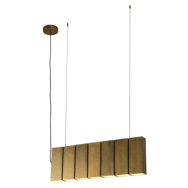 Kuzco Canada - LP17435-VB-UNV - LED Linear Pendant - Domino - Vintage Brass