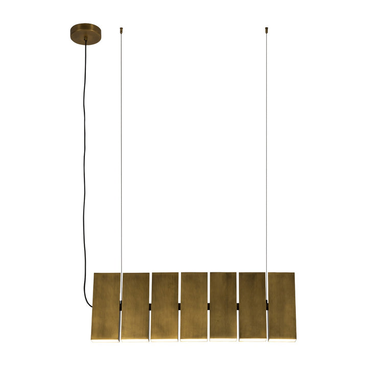 Kuzco Canada - LP17435-VB-UNV - LED Linear Pendant - Domino - Vintage Brass
