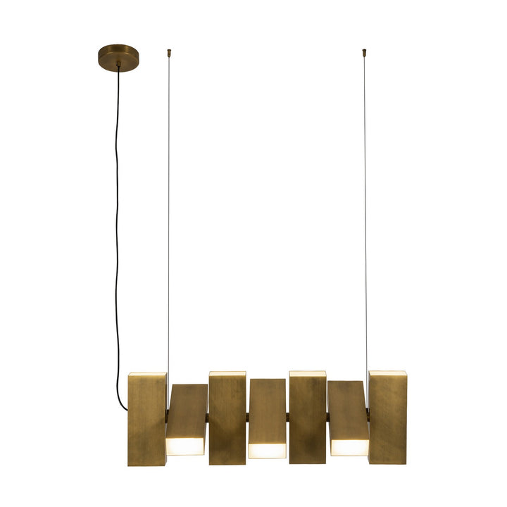 Kuzco Canada - LP17435-VB-UNV - LED Linear Pendant - Domino - Vintage Brass