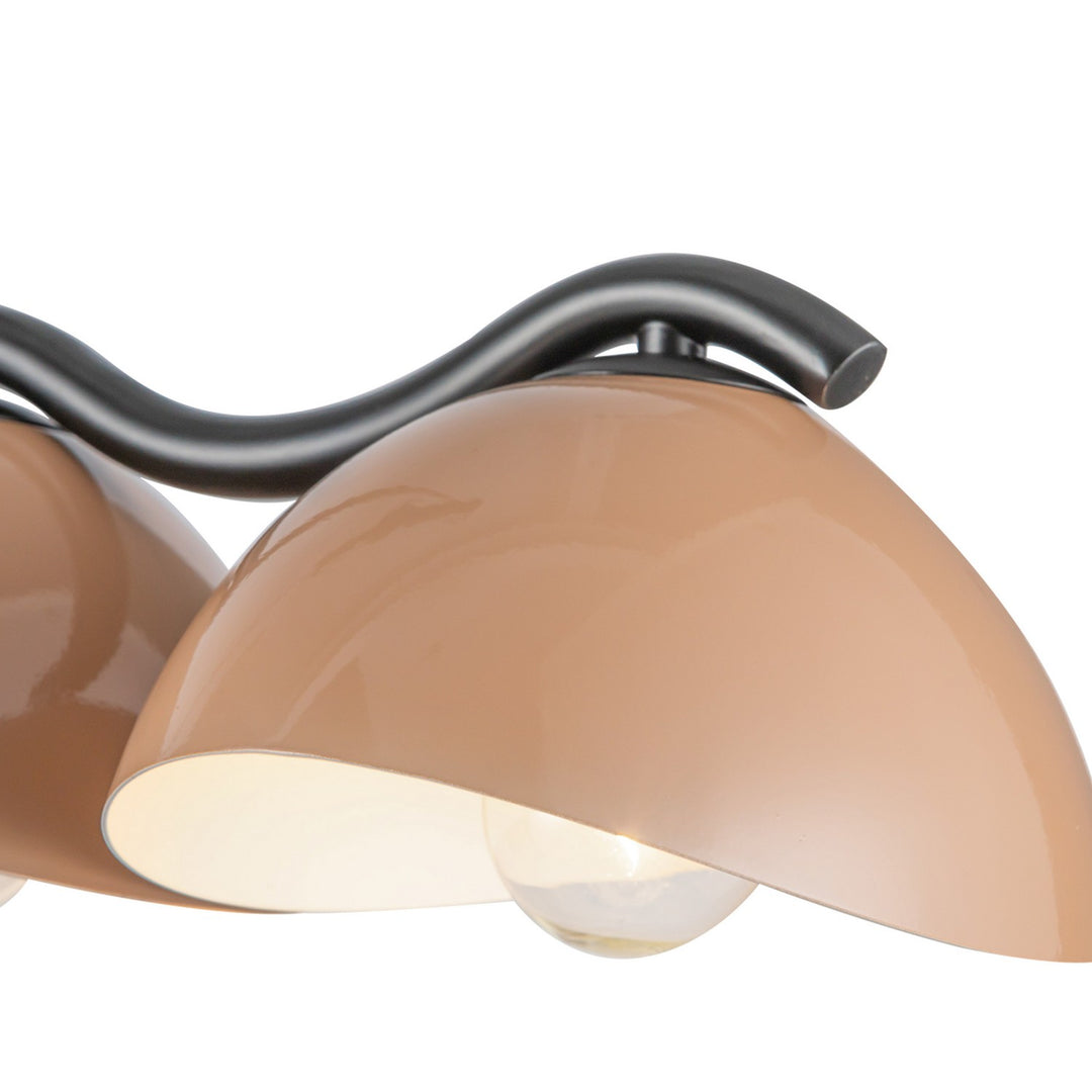 Kuzco Canada - LP57642-BK/PEC - Seven Light Linear Pendant - Atlas - Black/Peach