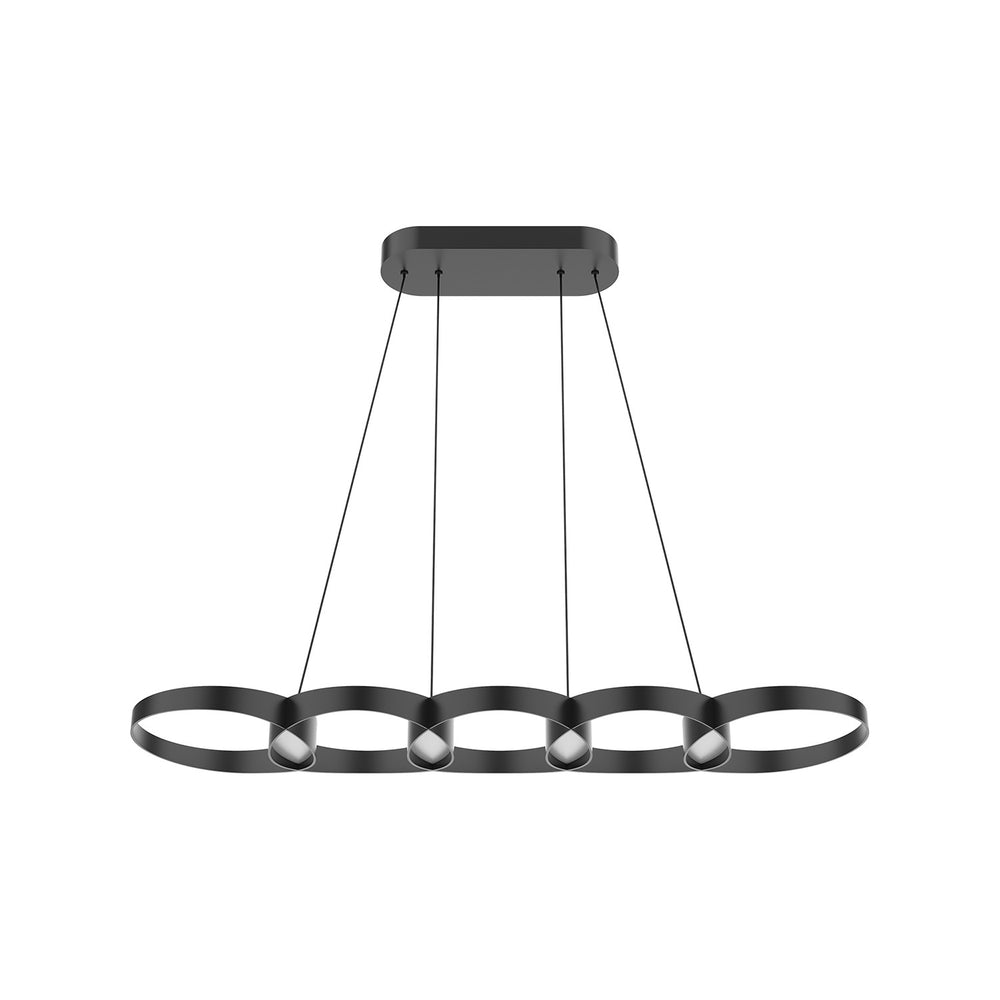 Kuzco Canada - LP90838-BK-UNV - LED Linear Pendant - Maestro - Black